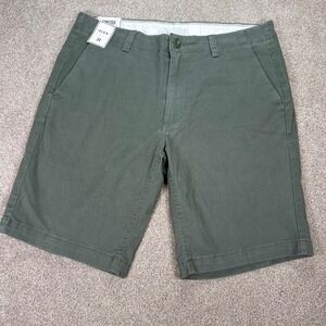 ROWM Mens 34 Olive Green Stretch Casual Chino Shorts Business vacation‎